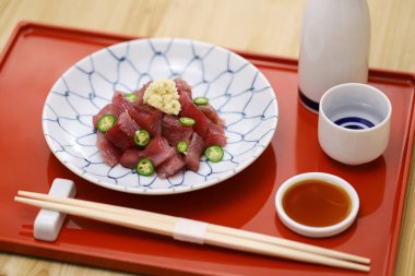 kurşun ton balığı (auxis rochei) sashimi, Japon yemeği