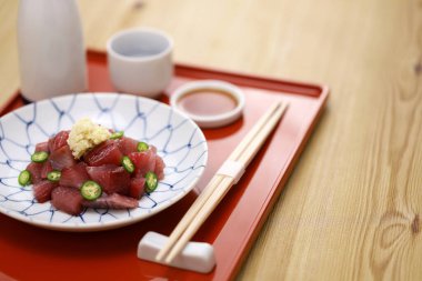 kurşun ton balığı (auxis rochei) sashimi, Japon yemeği