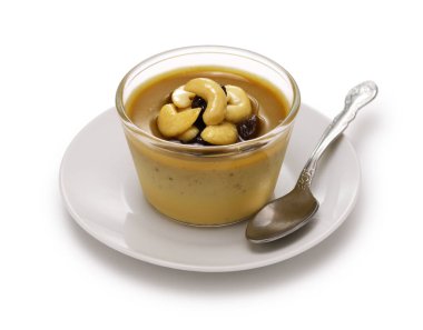 watalappam, Sri Lanka hindistan cevizi kremalı puding ve tavus kuşu palmiyesi şekeri.