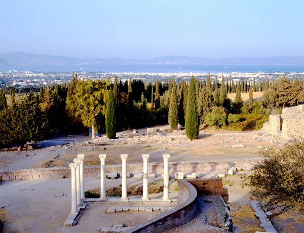 コス島のヒポクラテスが彼の医学の訓練を受け取ったギリシャ Asclepeion の遺跡 — ストック写真