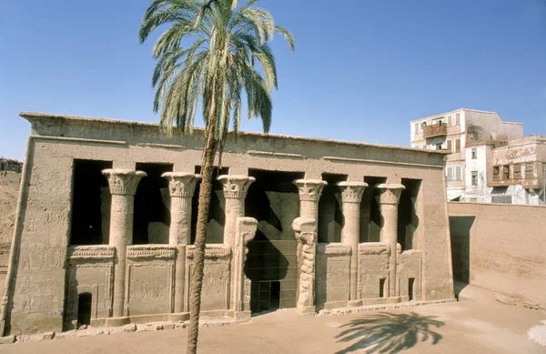 Ναός Της Έσνα Αφιερωμένος Στον Θεό Khnum Egyp — Φωτογραφία Αρχείου