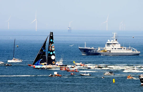 Scheveningen Hollandia 2023 Június Óra Volvo Ocean Race Első Helyezettje — Stock Fotó
