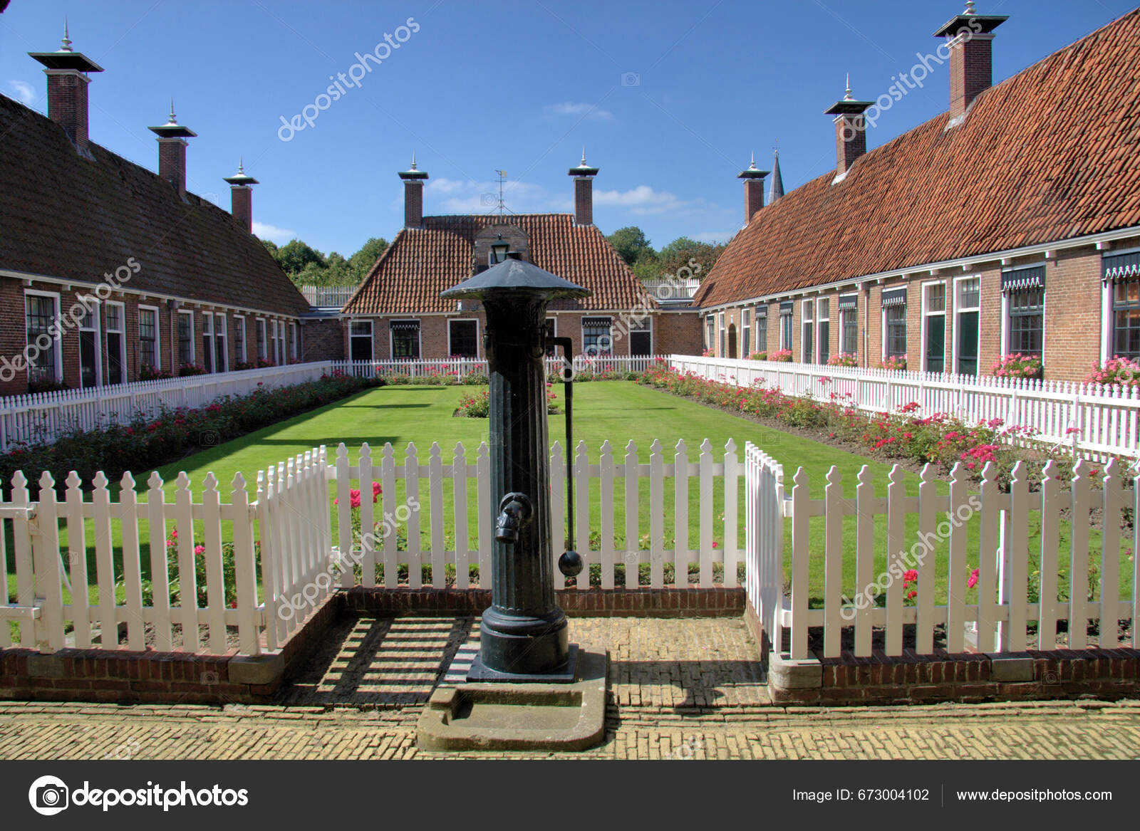 Henricus Popta 1635 1712 Initiated Construction Gasthuis Literally Meaning  Guesthouse Stock Photo by ©jehoede 673004102