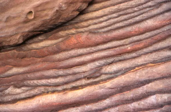 Kırmızı Kahverengi Kaya Kaya Kum Dokusu Arka Planı Petra Ürdün Stok Fotoğraf