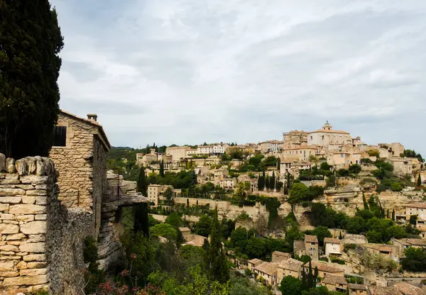 Gordes Mooiste Stad Van Provence Frankrijk Rechtenvrije Stockfoto's