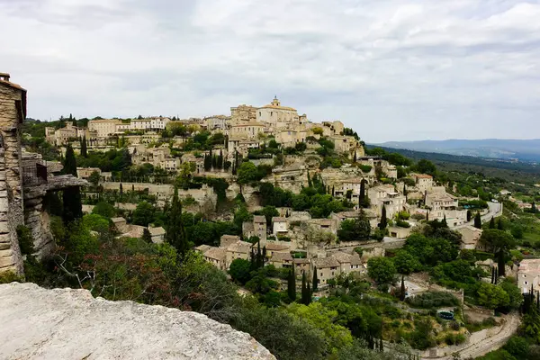 Gordes Mais Bela Cidade Provença França Fotografia De Stock
