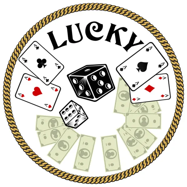 Dört as ve zar. Kumar.