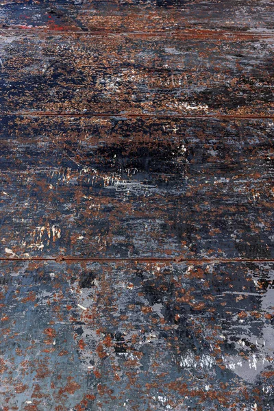 Weerbestendige Metalen Paneel Achtergrond Textuur Met Krassen Roest — Stockfoto