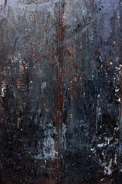 Weathered Metal Panel Background Texture Scratches Rust — Stock Photo, Image