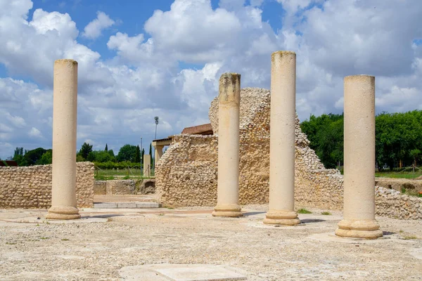 Columns Detail Civil Basilica One Most Famous Remains Archaeological Site — Stock Photo, Image
