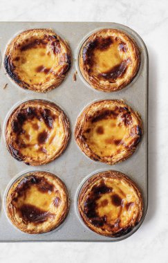 pasteis de belem, tipik Portekizce Kremalı börek.