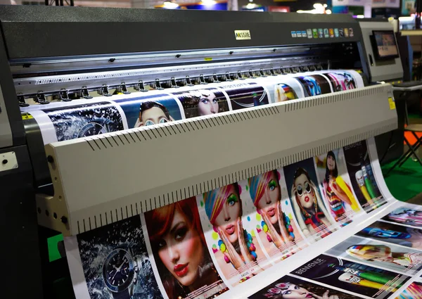 Bangkok Tailândia Março 2023 Exibição Impressora Jato Tinta Digital Grande Imagem De Stock