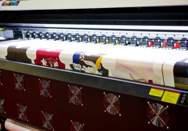 Bangkok, Tayland - 29 Mart 2024: Sublimation printer show in Print Tech 2024