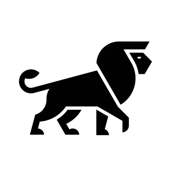 ライオンのロゴアイコンのデザイン テンプレート要素 — ストックベクタ