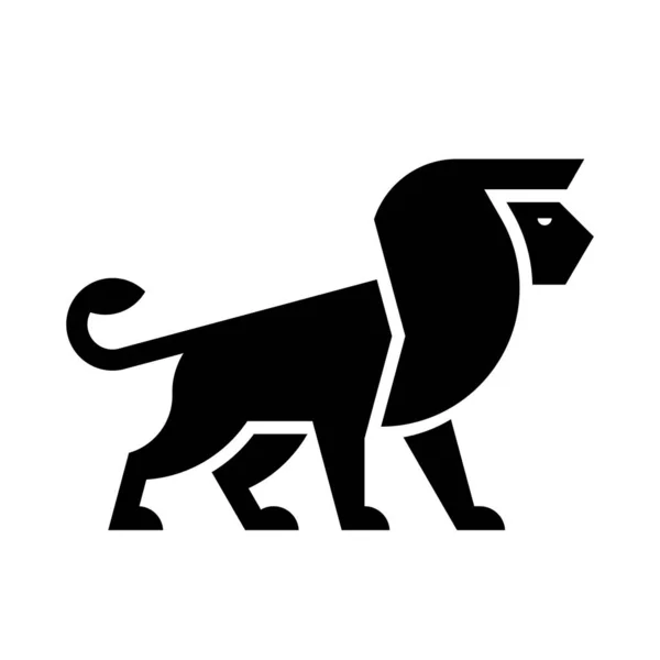 Lion Logo Pictogram Ontwerp Sjabloon Elementen — Stockvector