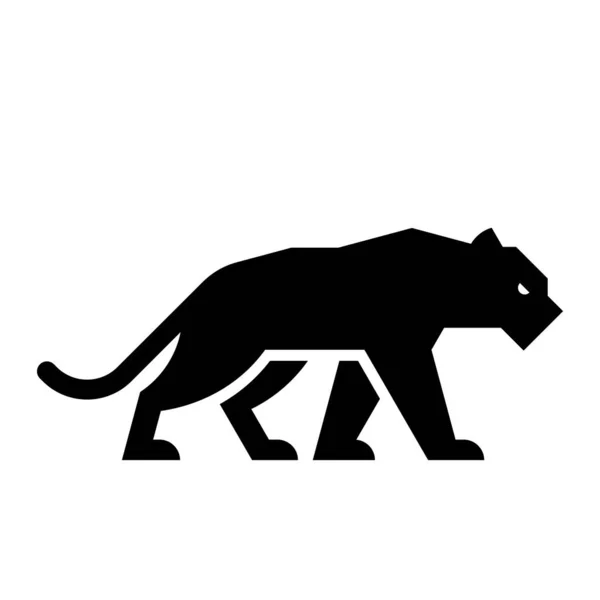 Logotipo Panther Design Ícones Elementos Modelo — Vetor de Stock