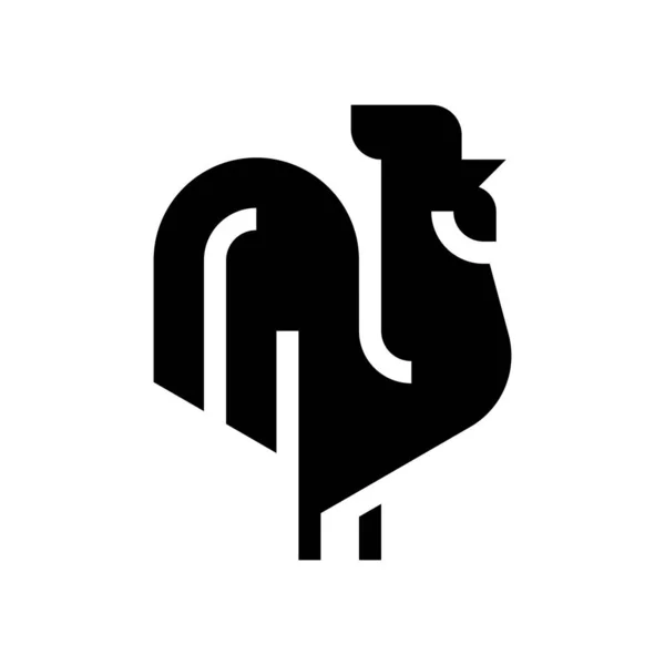 Логотип Петуха Дизайн Икон Шаблоны — стоковый вектор