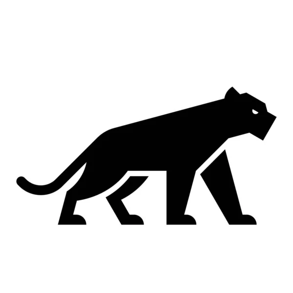 Logotipo Panther Design Ícones Elementos Modelo — Vetor de Stock