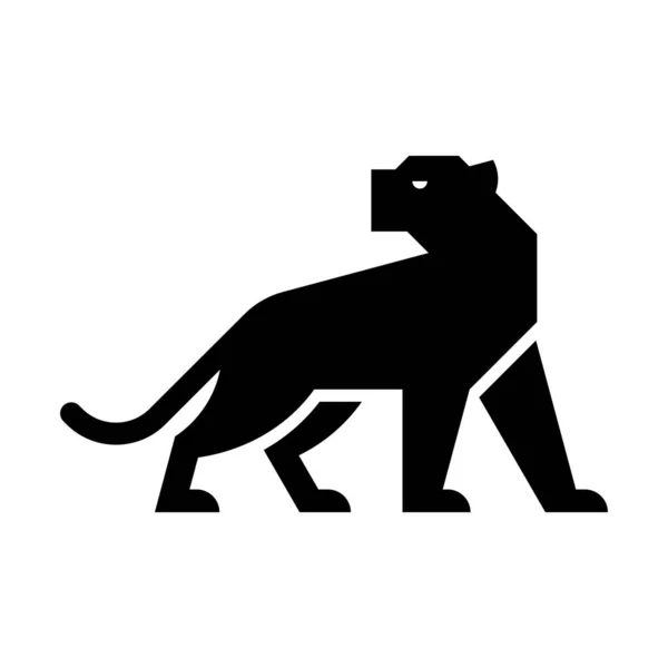 Logo Panthère Icône Design Éléments Modèle — Image vectorielle