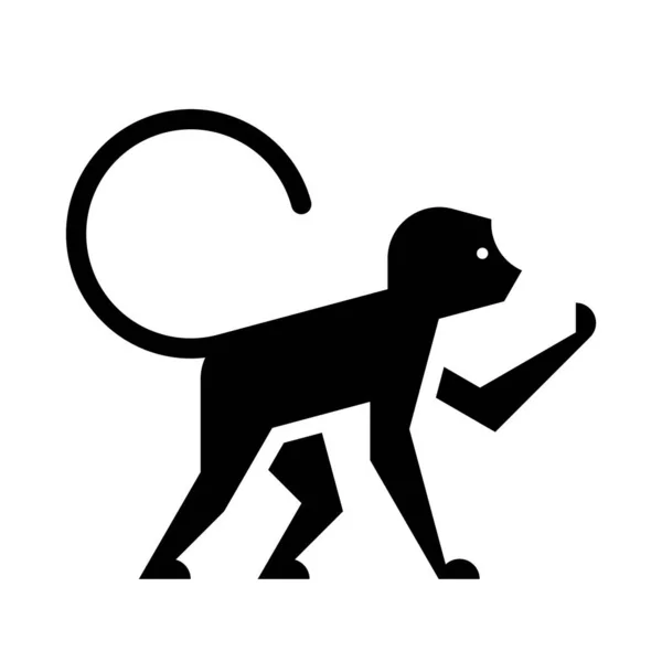Affenlogo Symboldesign Vorlagenelemente — Stockvektor