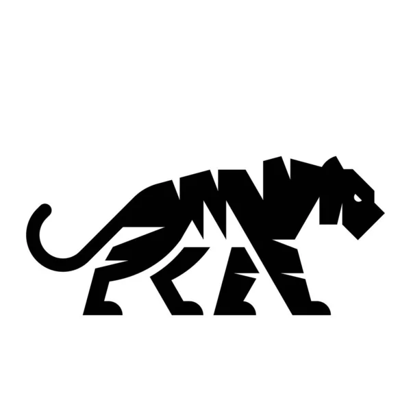 Tiger Logo Icône Design Éléments Modèle — Image vectorielle