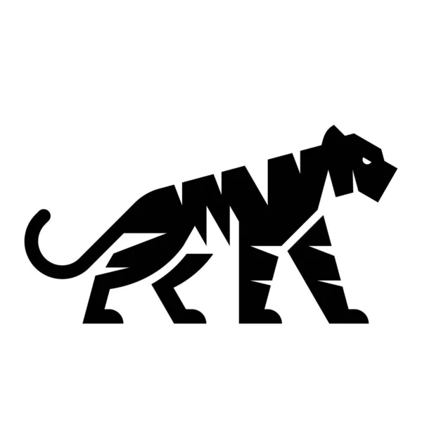 Tiger Logo Icône Design Éléments Modèle — Image vectorielle