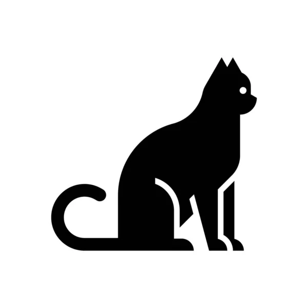 Λογότυπο Της Γάτας Σχεδιασμός Εικονιδίων Στοιχεία Προτύπου — Διανυσματικό Αρχείο