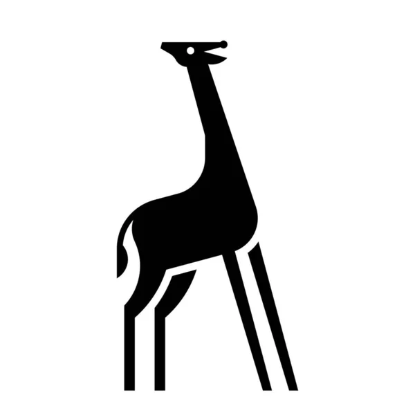 Логотип Жирафа Дизайн Икон Шаблоны — стоковый вектор