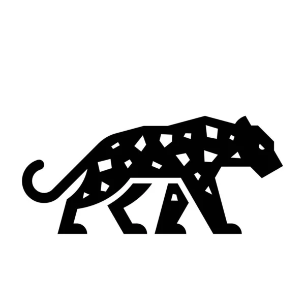 Logotipo Leopardo Diseño Iconos Elementos Plantilla — Vector de stock