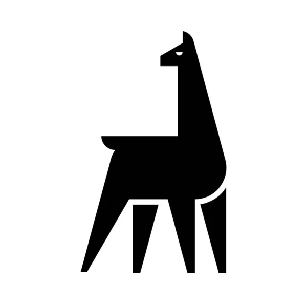 Logotipo Llama Design Ícones Elementos Modelo — Vetor de Stock