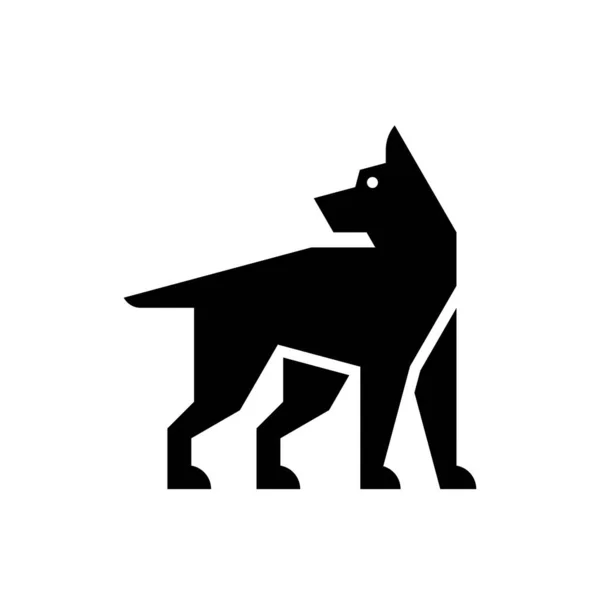 Логотип Собаки Дизайн Икон Шаблоны — стоковый вектор