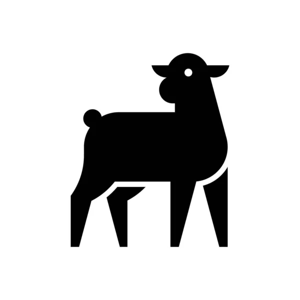 Logo Cordero Diseño Iconos Elementos Plantilla — Archivo Imágenes Vectoriales