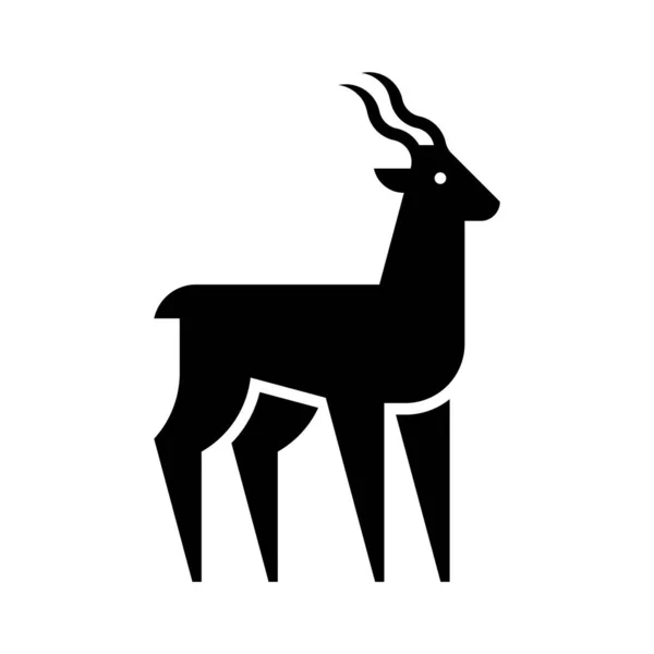 Kudu Logo Icon Design Template Elements — Stock Vector