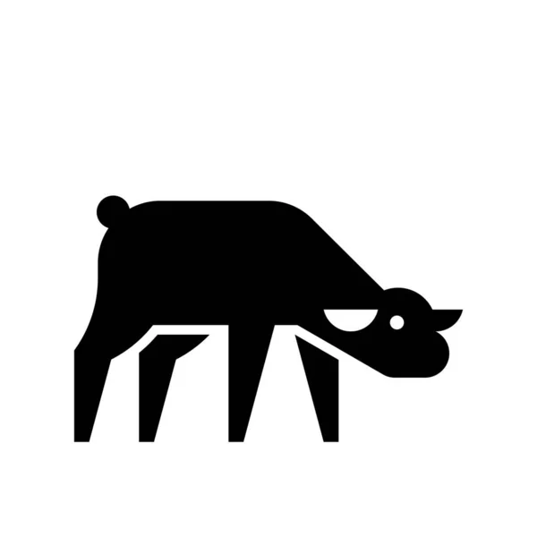 Lamm Logo Symboldesign Vorlagenelemente — Stockvektor