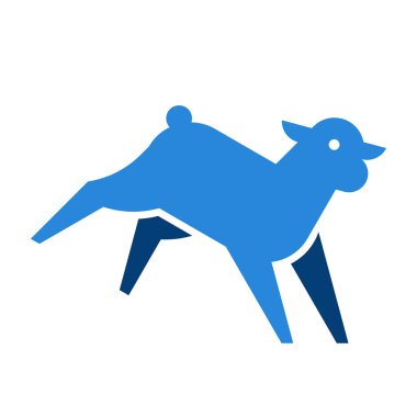 Kuzu Logosu. Simge tasarımı. Şablon ögeleri