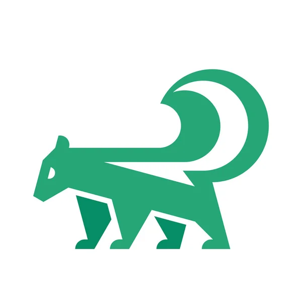 Stinktier Logo Symboldesign Vorlagenelemente — Stockvektor