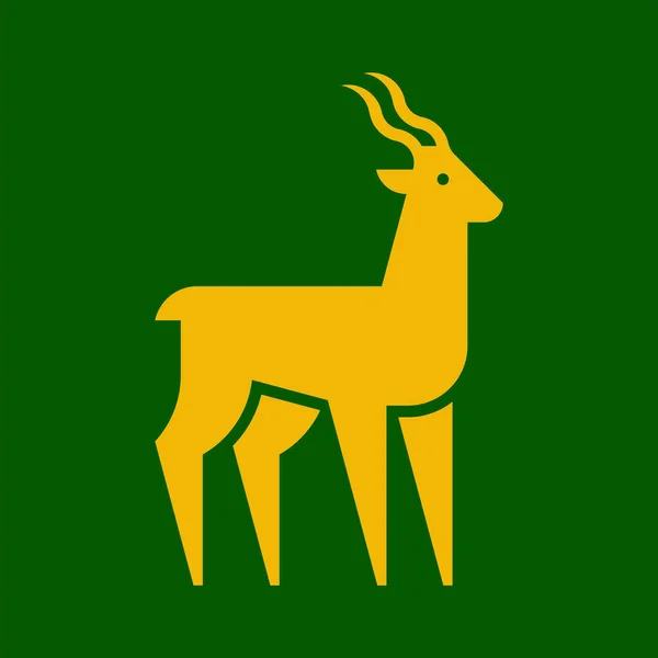 Logo Kudu Diseño Iconos Elementos Plantilla — Archivo Imágenes Vectoriales