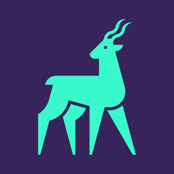 Логотип Kudu Дизайн Икон Шаблоны — стоковый вектор