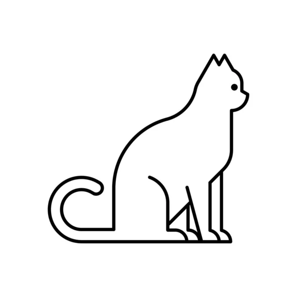 Logo Kočky Návrh Ikon Elementy Šablony — Stockový vektor