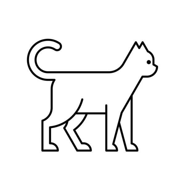 Katzenlogo Symboldesign Vorlagenelemente — Stockvektor