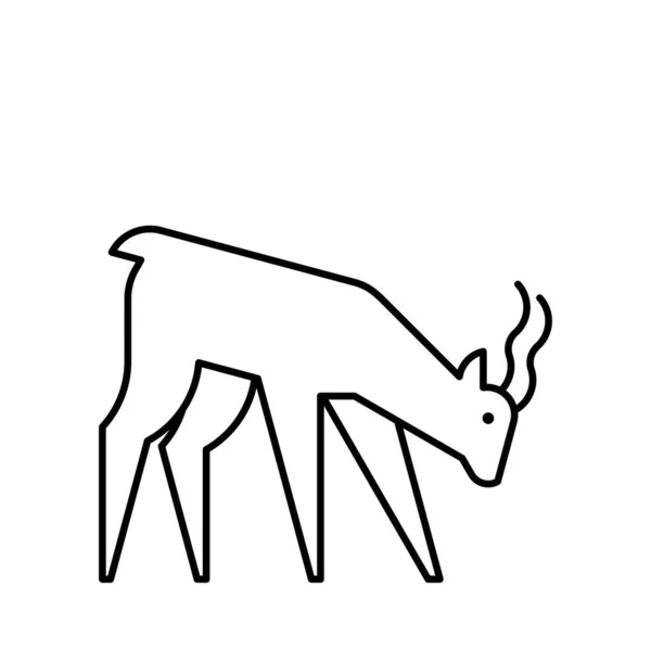 Logotipo Kudu Design Ícones Elementos Modelo — Vetor de Stock