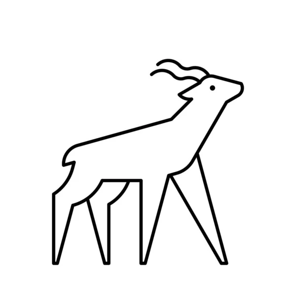 Logotipo Kudu Design Ícones Elementos Modelo —  Vetores de Stock