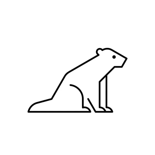 Λογότυπο Μινκ Σχεδιασμός Εικονιδίων Στοιχεία Προτύπου — Διανυσματικό Αρχείο