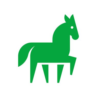 At logosu. Simge tasarımı. Şablon öğeleri