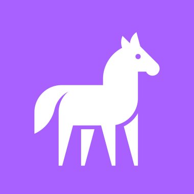 At logosu. Simge tasarımı. Şablon öğeleri