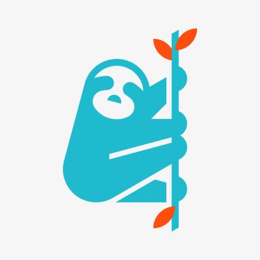 Tembel Logosu. Simge tasarımı. Şablon ögeleri