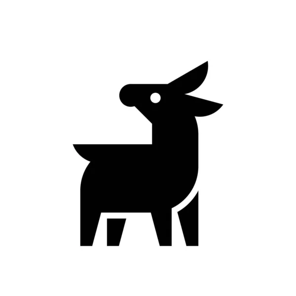 Логотип Осла Дизайн Икон Шаблоны — стоковый вектор