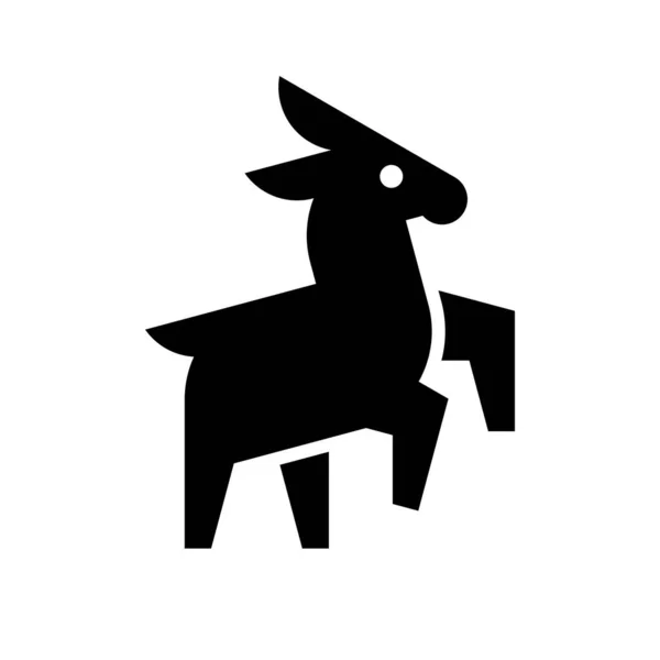 Логотип Осла Дизайн Икон Шаблоны — стоковый вектор