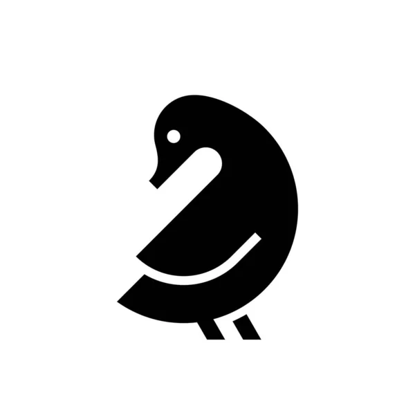 Duck Logotypen Ikondesign Mall För Element — Stock vektor