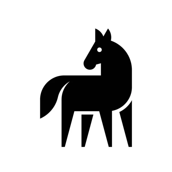 Logo Cheval Icône Design Éléments Modèle — Image vectorielle
